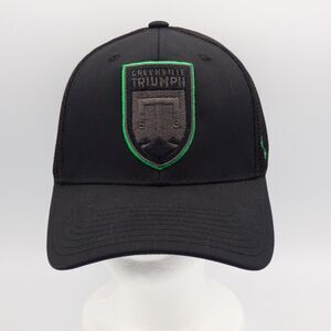 Greenville Triumph Hat Cap Mens Fitted Medium MLS Soccer Gray Zephyr NEW